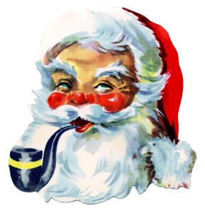 Santa Smoking